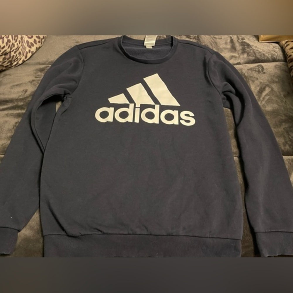 Adidas Dark Blue Crewneck